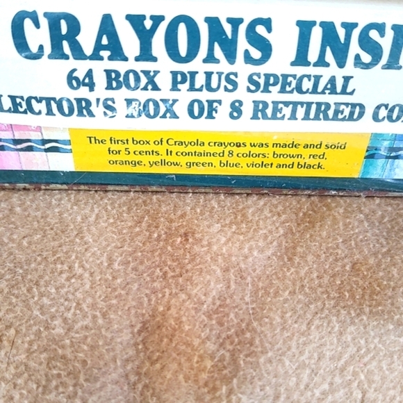 Crayola Collector Colors Tin Box Crayons Never Opened Circa 1991 - Picture 9 of 12